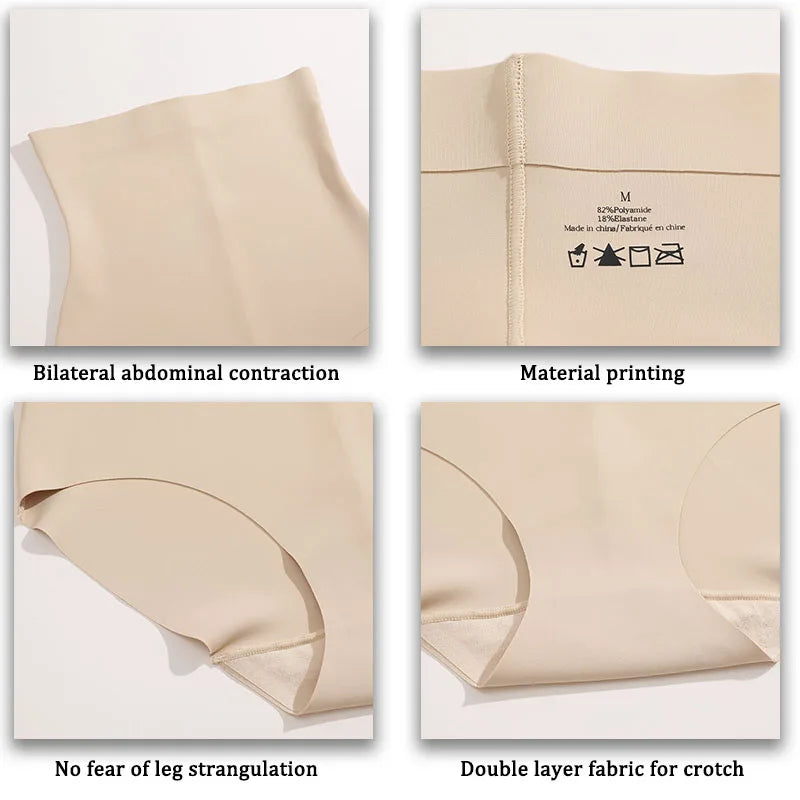 High waisted shaper underwear features: bilateral tummy control, fabric label, no leg strangulation, double layer crotch – REYVA